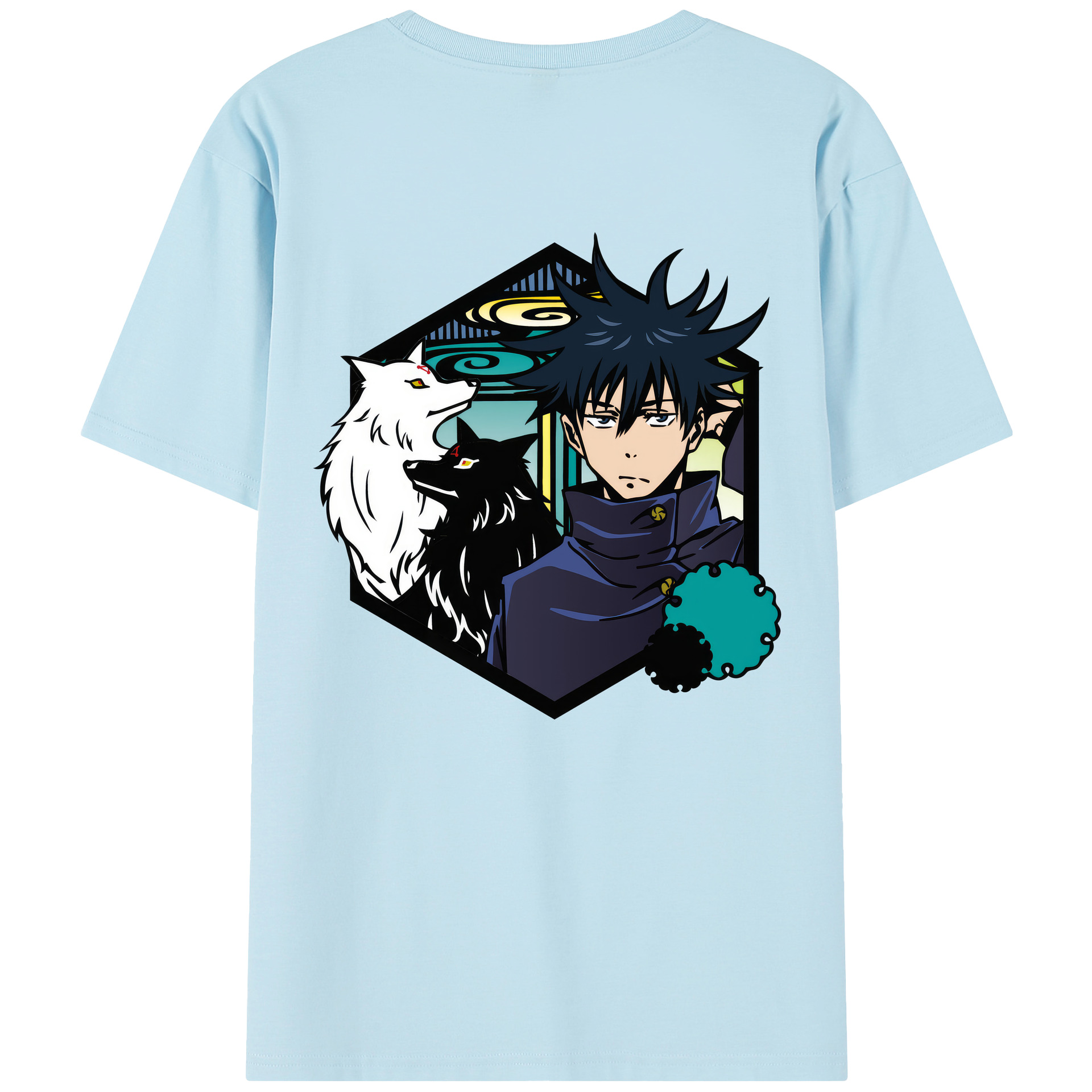 （画像用） 呪術廻戦 Jujutsu Kaisen 綿100％半袖Tシャツ（背面プリント）